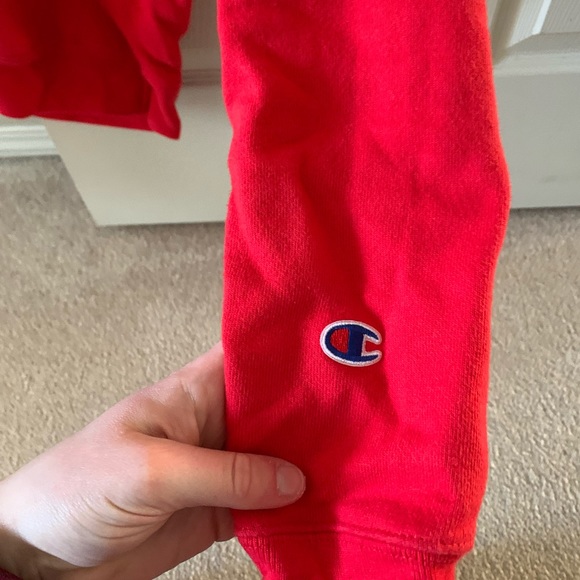 Red Champion Hoodie - Picture 3 of 4